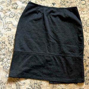 Pencil skirt dark heather grey